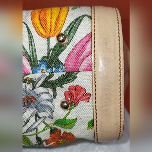 Gucci Bamboo Leather Flora - Picture 8 of 9
